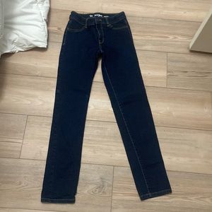 dark blue skinny jeans kids size 14